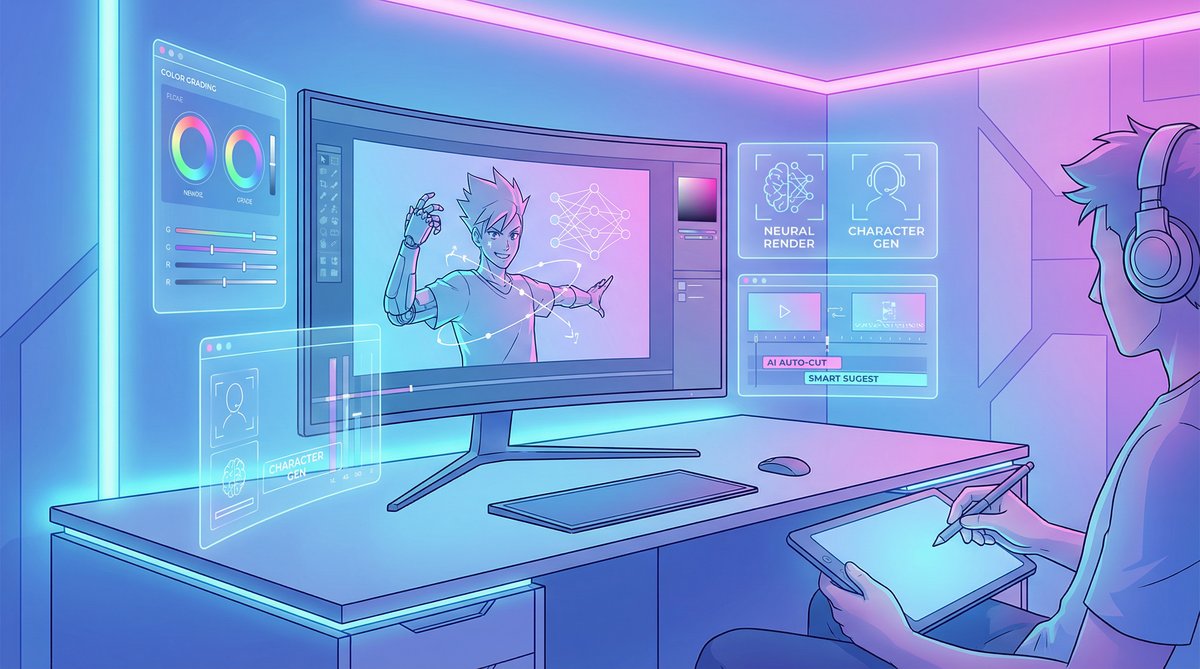 麻豆vlog AI动漫剪辑