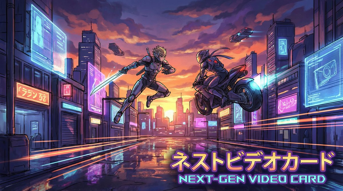 麻豆vlog动漫短片-赛博都市追逐战